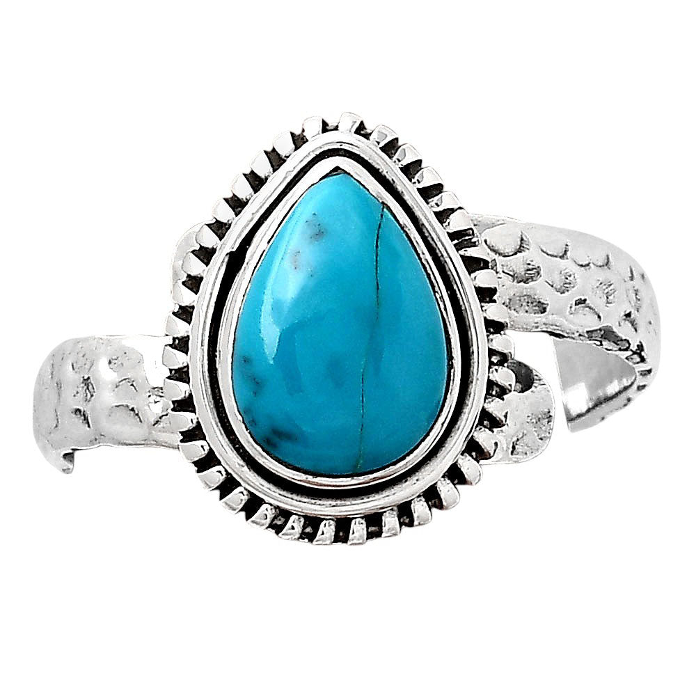 Adjustable Natural Peruvian Opalina Ring size-8 R-1627 SDR246377