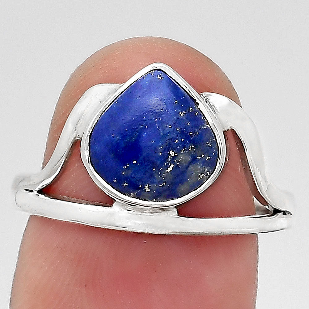 Natural Lapis - Afghanistan Ring size-8 R-1233 SDR246383