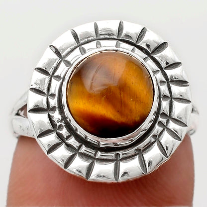 Natural Tiger Eye - Africa Ring size-7 R-1564 SDR246386
