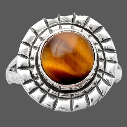 Natural Tiger Eye - Africa Ring size-7 R-1564 SDR246386