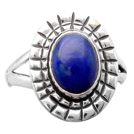 Natural Lapis - Afghanistan Ring size-8 R-1564 SDR246387