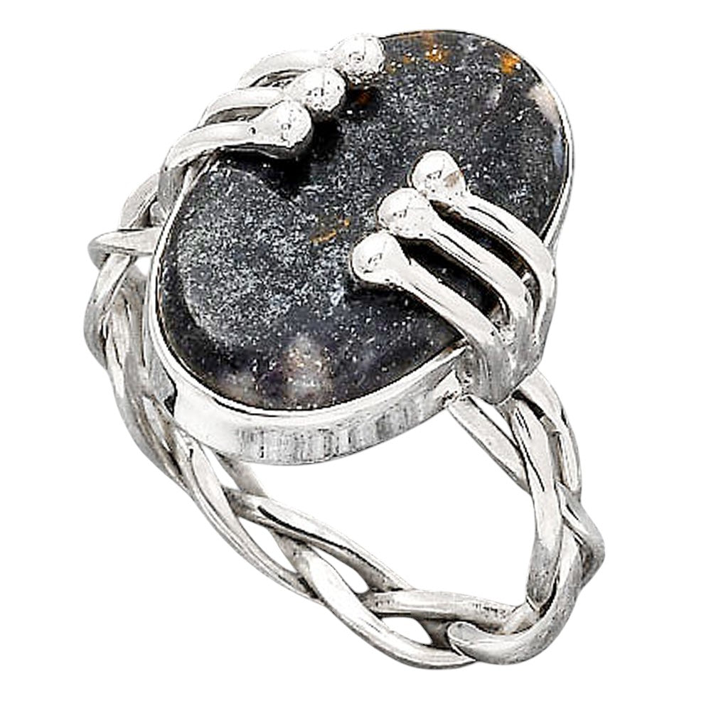 Natural Indian Blanket Jasper Ring size-9 R-1553 SDR246417