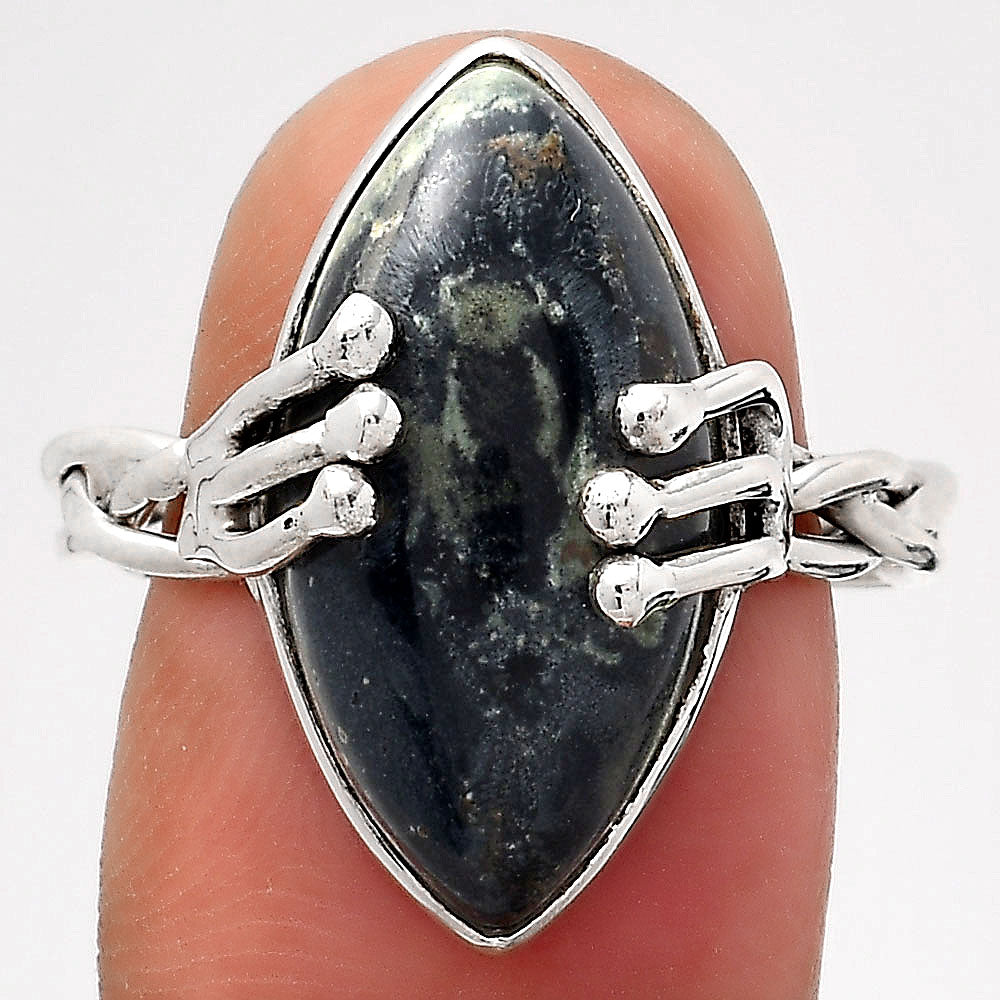 Natural Star Galaxy Jasper Ring size-8.5 R-1553 SDR246426