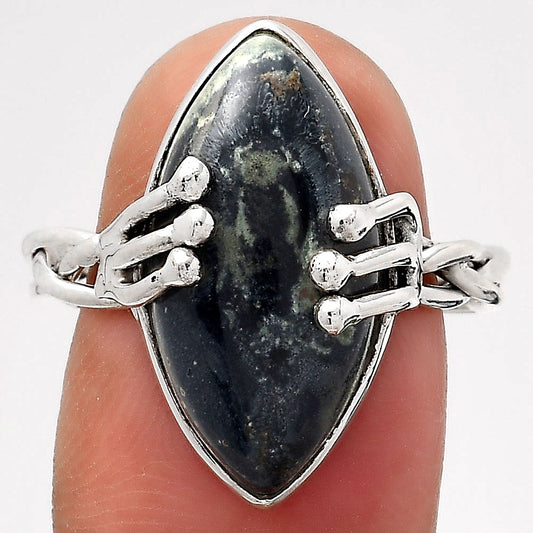 Natural Star Galaxy Jasper Ring size-8.5 R-1553 SDR246426