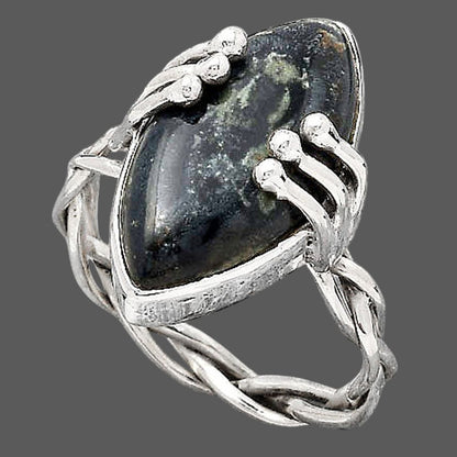Natural Star Galaxy Jasper Ring size-8.5 R-1553 SDR246426