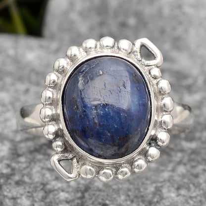 Natural Blue Kyanite - Brazil Ring size-7.5 R-1071 SDR246483