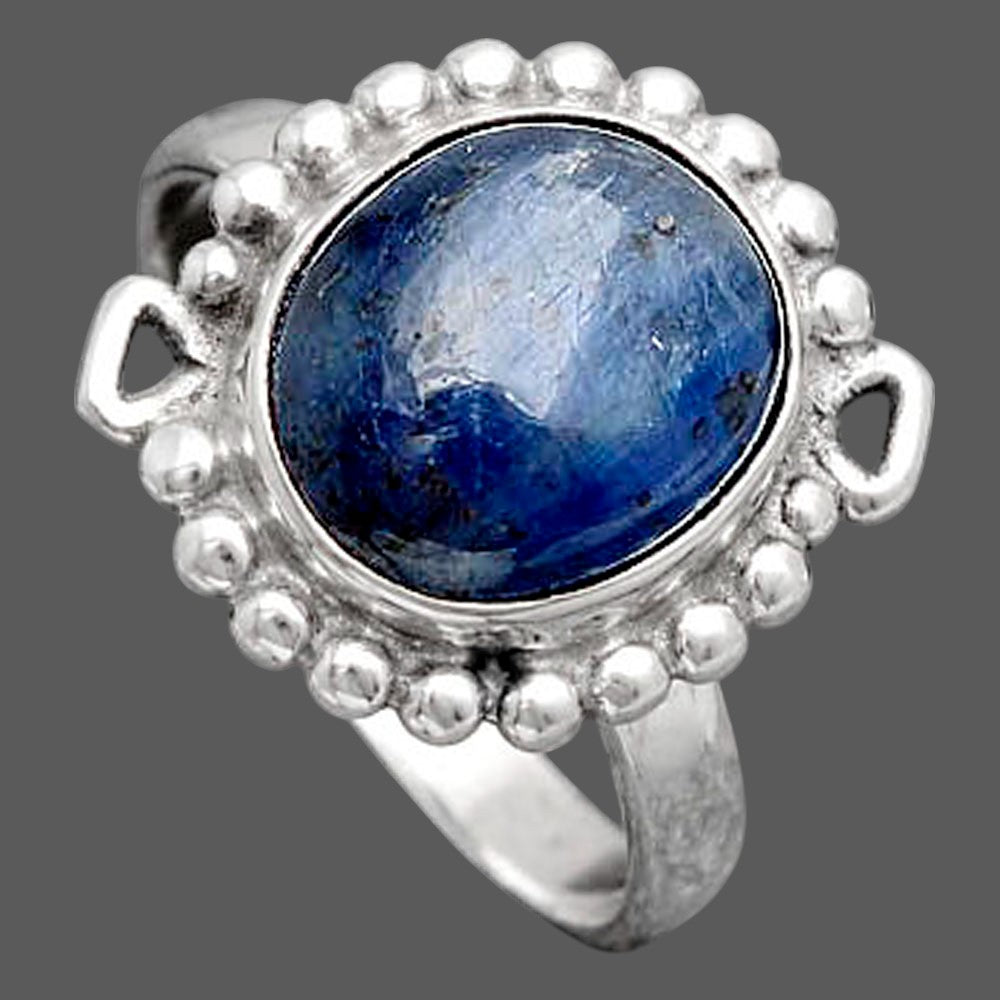 Natural Blue Kyanite - Brazil Ring size-7.5 R-1071 SDR246483