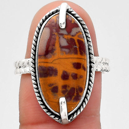 Natural Noreena Jasper Ring size-8 R-1635 SDR246526