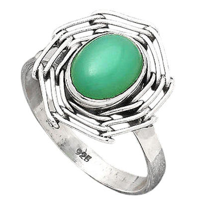 Natural Chrysoprase - Australia Ring size-8.5 R-1445 SDR246539