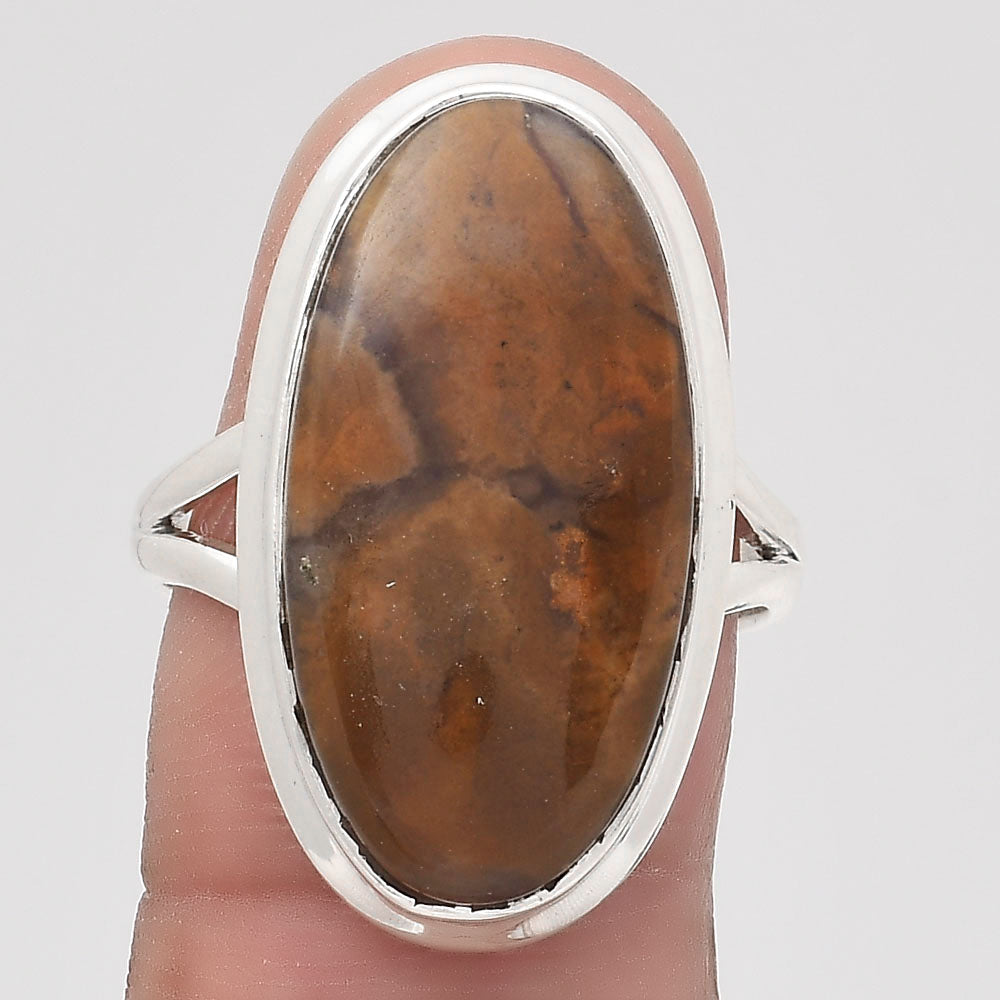 Natural Amethyst Sage Agate - Nevada Ring size-8 R-1008 SDR246549