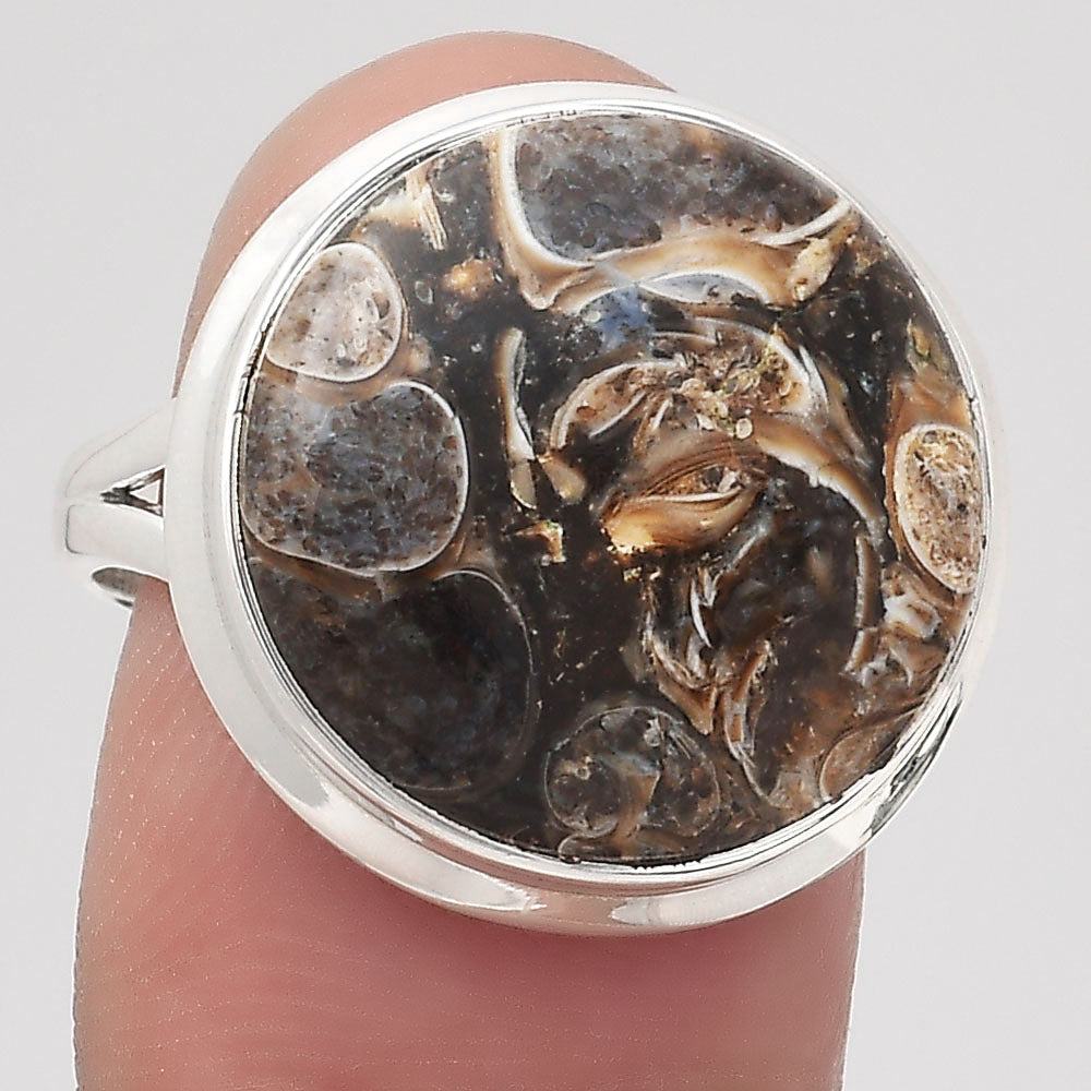 Natural Turtella Jasper - USA Ring size-8 R-1008 SDR246552