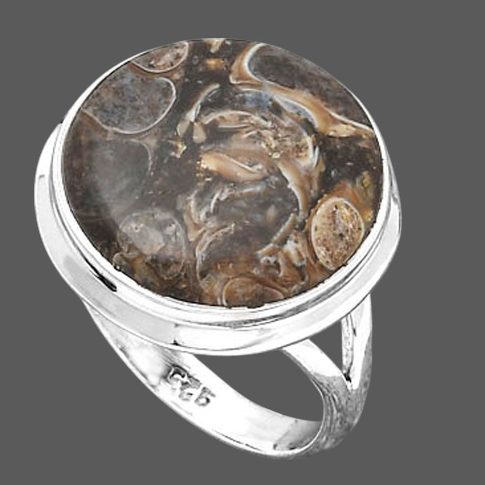 Natural Turtella Jasper - USA Ring size-8 R-1008 SDR246552
