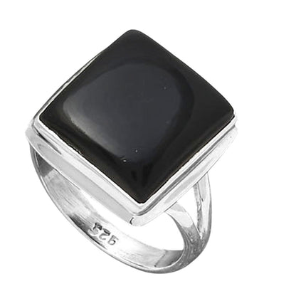 Natural Tektite Cab - Greek Ring size-8 R-1008 SDR246554