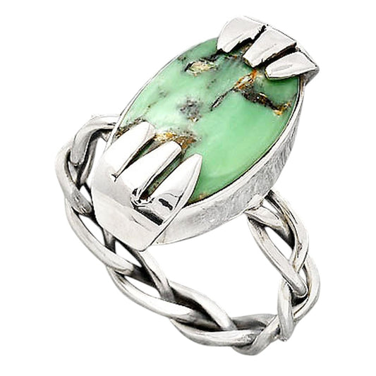 Natural Australian Variscite Ring size-7.5 R-1650 SDR246618