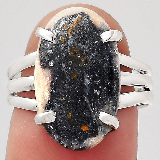 Natural Indian Blanket Jasper Ring size-7.5 R-1019 SDR246629