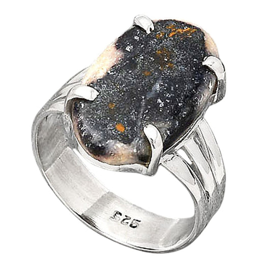 Natural Indian Blanket Jasper Ring size-7.5 R-1019 SDR246629