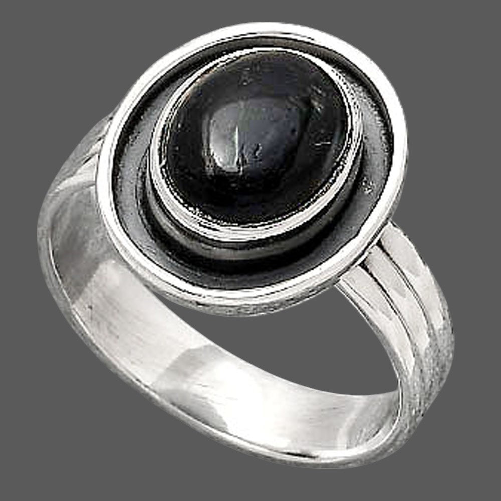 Natural Nuummite Ring size-8 R-1468 SDR246642
