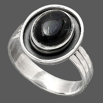 Natural Nuummite Ring size-8 R-1468 SDR246642