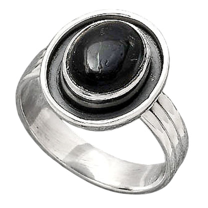 Natural Nuummite Ring size-8 R-1468 SDR246642
