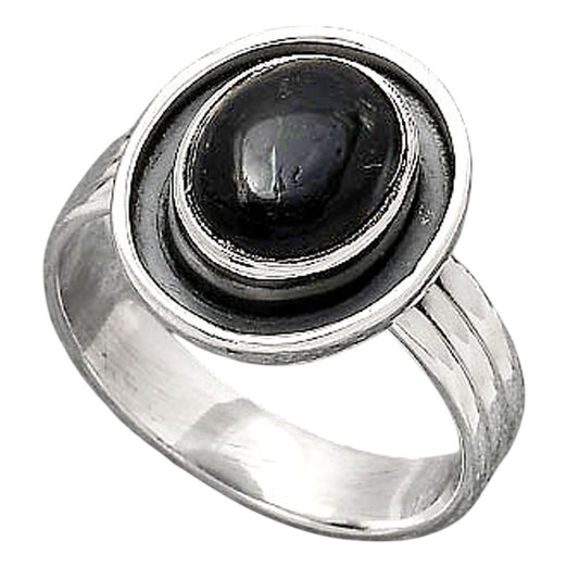 Natural Nuummite Ring size-8 R-1468 SDR246642