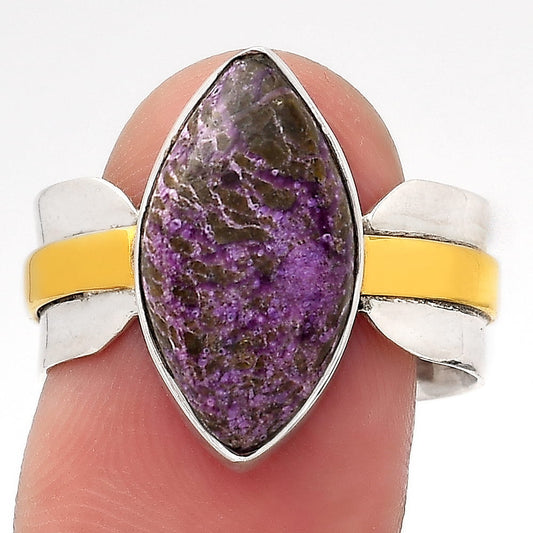 Two Tone - Purpurite - South Africa Ring size-8 R-1519 SDR246662