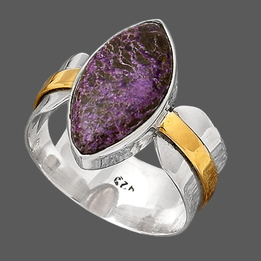 Two Tone - Purpurite - South Africa Ring size-8 R-1519 SDR246662