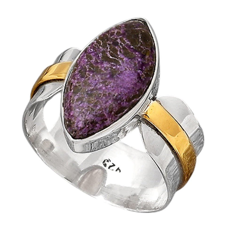 Two Tone - Purpurite - South Africa Ring size-8 R-1519 SDR246662