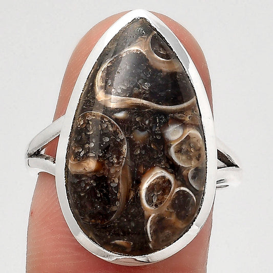 Natural Turtella Jasper - USA Ring size-8 R-1005 SDR246763