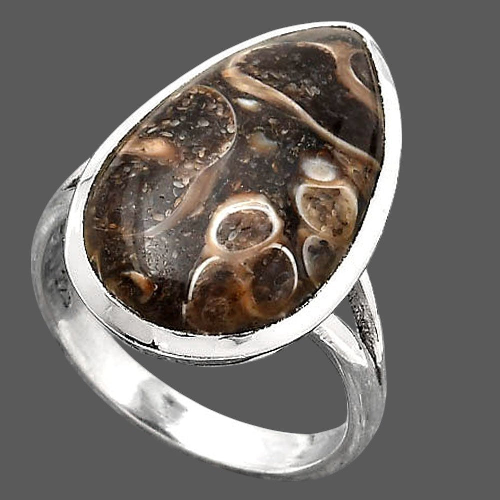 Natural Turtella Jasper - USA Ring size-8 R-1005 SDR246763