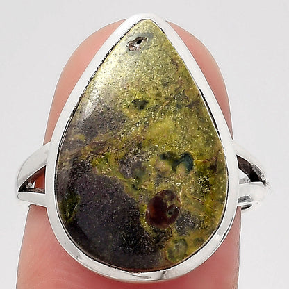 Dragon Blood Stone - South Africa Ring size-7 R-1005 SDR246782