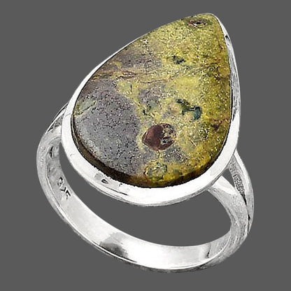 Dragon Blood Stone - South Africa Ring size-7 R-1005 SDR246782