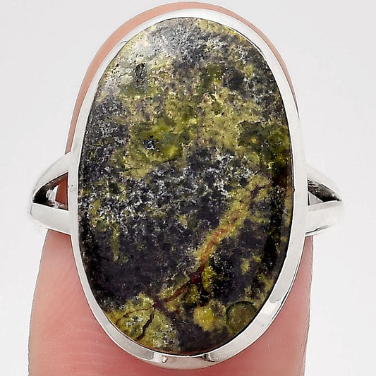 Dragon Blood Stone - South Africa Ring size-7 R-1005 SDR246784