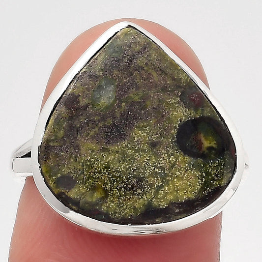 Dragon Blood Stone - South Africa Ring size-7 R-1005 SDR246808