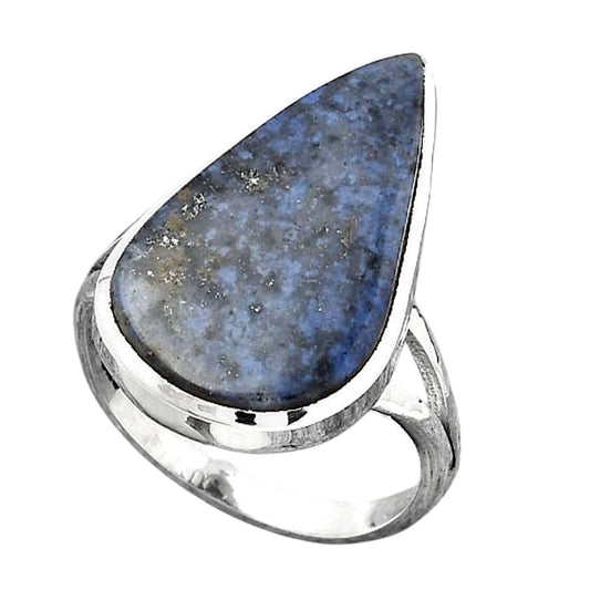 Natural Dumortierite Quartz Ring size-8 R-1005 SDR246809