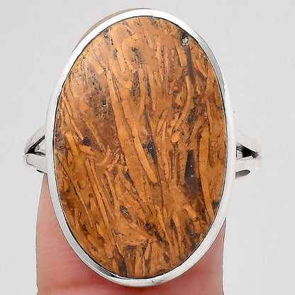 Coquina Fossil Jasper - India Ring size-9.5 R-1005 SDR246818