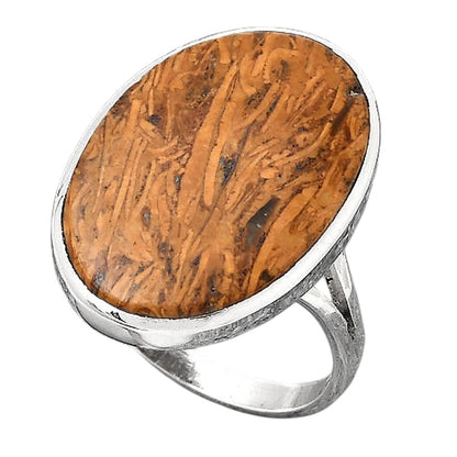 Coquina Fossil Jasper - India Ring size-9.5 R-1005 SDR246818