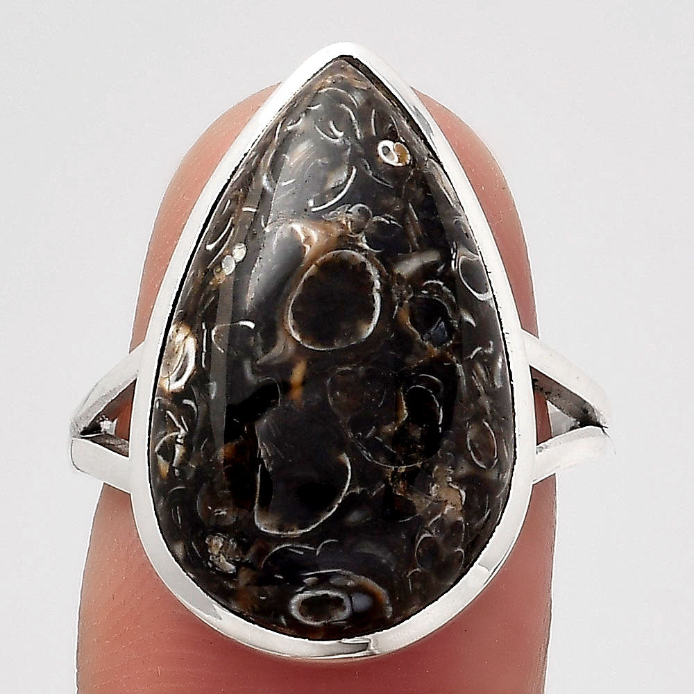 Natural Turtella Jasper - USA Ring size-7 R-1005 SDR246824