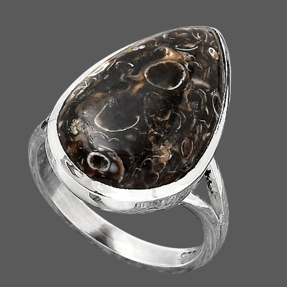 Natural Turtella Jasper - USA Ring size-7 R-1005 SDR246824