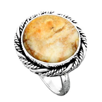 Natural Coral Jasper Ring size-8 R-1013 SDR246881