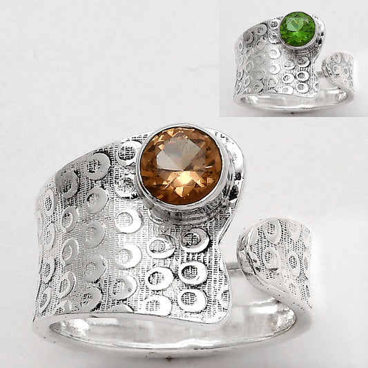 Adjustable - Zandrite Color Change Ring size-8 R-1381 SDR246897