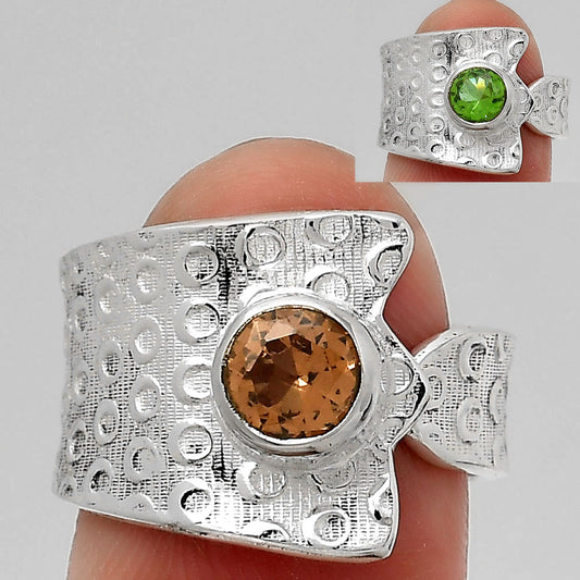 Adjustable - Zandrite Color Change Ring size-8 R-1381 SDR246923