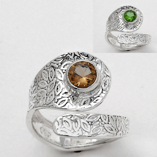 Adjustable - Zandrite Color Change Ring size-7.5 R-1374 SDR246934