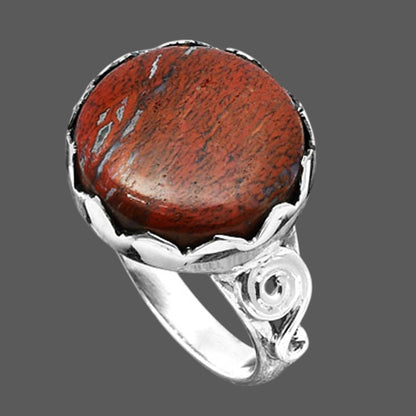 Natural Red Moss Agate Ring size-9 R-1315 SDR246980