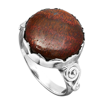 Natural Red Moss Agate Ring size-9 R-1315 SDR246981
