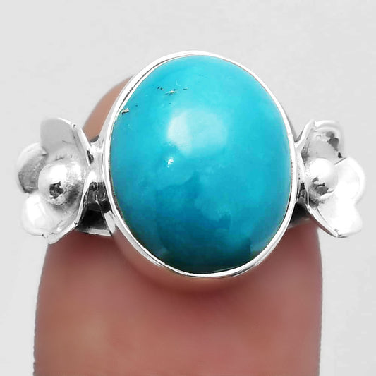 Floral - Natural Peruvian Opalina Ring size-7.5 R-1509 SDR246988