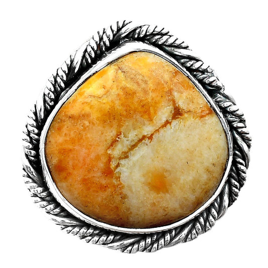 Natural Coral Jasper Ring size-7.5 R-1013 SDR246999