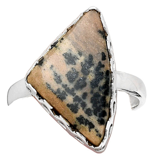 Natural Russian Honey Dendrite Opal Ring size-7.5 R-1428 SDR247023