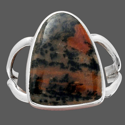 Natural Russian Honey Dendrite Opal Ring size-8 R-1002 SDR247028
