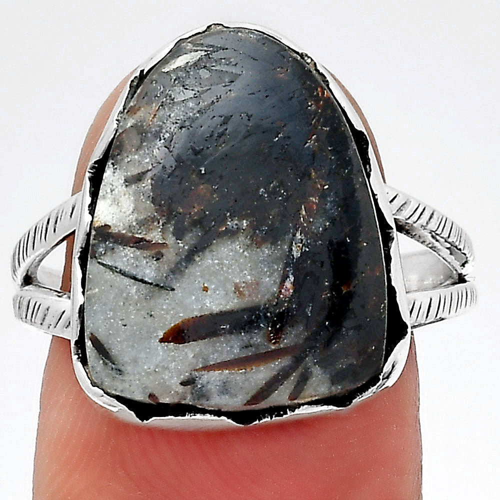 Natural Astrophyllite - Russia Ring size-8.5 R-1338 SDR247033