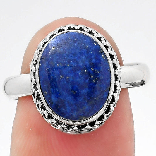 Natural Lapis - Afghanistan Ring size-8 R-1196 SDR247044